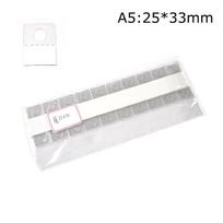 100pcs PVC Slot Hole Adhesive Hang Tags Hook Merchandise Box Bag Hangers Display