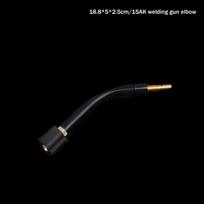 MB15AK24KD36KD25KD Welding Gun Bend Gooseneck Tube Universal Gun Barrel European Style Double Protection Welding Machine Parts