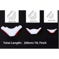 1PC 2m/78.74inch Peel and Stick Baseboard Molding Trim Flexible Quarter Round TPE Trim Molding Self-Adhesive Wall Base Moulding (Beige,12mmx2m) smėlis