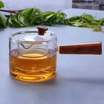 Glass Teapot Kettle Removable Clear Infuser Tea Pot with Infuser for Coffee