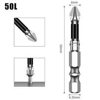 K5 Electric Drill Screwdriver Bit S2 Strong Magnetic 5A Black Non-slip Cross Head High Hardness Non-slip High Hardness Bit