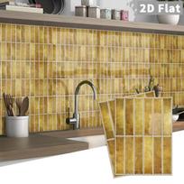 Self-adhesive tile decals, peel-and-stick tile stickers, splash-proof wall decor for kitchens and bathrooms, bedroom decor (as the picture,20pcs)