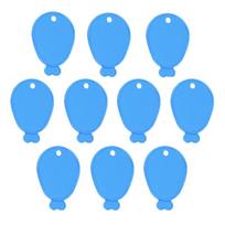 10pcs New Plastic Balloon Weights Bright Color Colorful Gravity Blocks Anti-floating Reusable Balloon Hanging Balloon 10inch