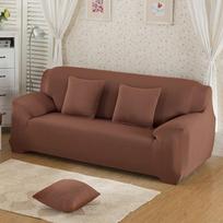 Thick Elastic Sofa Cover Solid Color Slipcover Furniture Protector for Bedroom Office Living Room Home Decor Sofa Cushions 90-140 Single