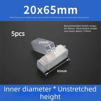 5pcs New Square Drill Bit Packaging Boxes Transparent Plastic Packaging Box Telescopic Storage Boxes Accessories Storage