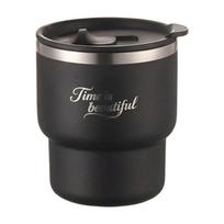 Stainless Steel Insulated Coffee Cup Portable Anti Scald Pocket Thermal Mug Leak-proof with Lids Double Wall Mug 301-400ml juoda
