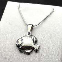 Lovely Golden Fish Pendant Necklace For Women Men Stainless Steel Gold Color Trendy Beach Party Summer Clavicle Chain Jewelry