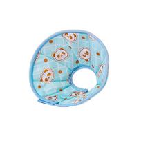 Portable Anti-Bite Pet Elizabeth Collar Soft Adjustable Cat Protection Collar After Surgery Cartoon Pet Accessories Cat (Blue,S)
