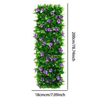 Fake Artificial Expandable Gardening Supplies Fake Hedges With Flower Privacy Fence Screen For Home Hotel Restaurant Apartment