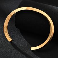 Vnox Rock Punk Nordic Viking Cuff Bangle Bracelets for Men, Stainless Steel Retro Mobius Norse Mythology Runes Amulet Jewelry 60mm Dia.