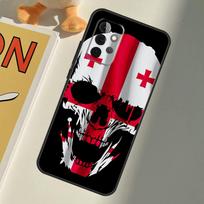 Georgia Flag For Samsung Galaxy A26 A16 A06 A56 A36 A05 A22 A32 A52 A54 A34 A14 A55 A15 A53 A33 A35 Case Samsung A52