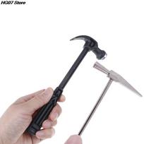 Mini 1pc Claw Hammer Woodworking Nail Puncher Metal Hammer / Small Iron Hammer Watch Repair Hand Tool Emergency Safety Escape Sliver