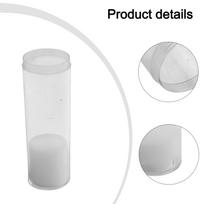 Portable Clear Plastic Coin Storage Tube Holder Set 10pcs Round Cases 30mm Diameter For Secure Coin Capsule Storage China Mainland
