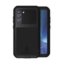 Lovemei Aluminum For Samsung Galaxy S23 S22 S21 Plus 5G Cases Metal+Gorilla Glass Heavy Duty Protection Doom Armor for S23+ S22+ For Galaxy S23 Plus&No Package juoda