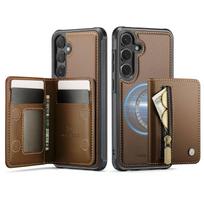 Case for Samsung Galaxy S25 Edge S25 FE S24 S23 S22 S21 S20 Ultra Wallet Case, Detachable Magnetic RFID Blocking Card Holder For Galaxy S20