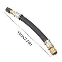 Flexible Rubber Hose Air Compressor Adapter Car Tire Valve Stem Extender for Bicycles Motorcycles Trailers Passenger Strollers