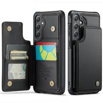 For Samsung Galaxy S25 FE Wallet Case PU Leather Flip Cover RFID Blocking Card Holder Magnetic Clasp Kickstand Shockproof Case For Galaxy S25 FE juoda