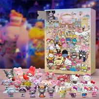 Kalėdinis Advento kalendorius Hello Kitty Kuromi Melody Cinnamoroll