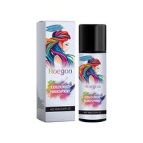Limited time!!Hoegoa Temporary Black Hair Spray Easy To Color Scalp Easy Gentle Disposable Black Stain Spray
