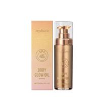 Limited time!!Zephoco Bronze Coconut Protective Shimmer Body Oil Coconut Scent Summer Protective Refreshing Lustrous Subtle Sparkle