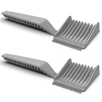 2025 2-Piece Salon Hairdressing Barber Fade Combs with Ergonomic Curved Design for Precise Positioning