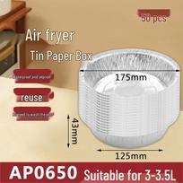 Homeglen Round Air Fryer Baking Paper & Foil Liners