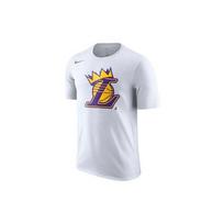Nike Lakers LeBron James Crown LOGO Short Sleeve White Men's CJ4737-100 S
