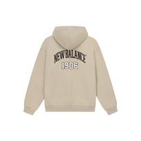 New Balance Varsity Fleece Hoodie Asia Sizing 'Beige Black' Unisex 5CD38831-LBE XXL