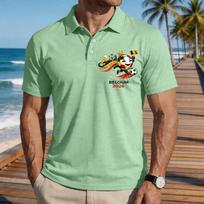 Men's Casual Short Sleeve Polo Shirt with Football Graphic Print and Sport Collar Design Suitable for Everyday Wear and Outdoor Activities XXXXL