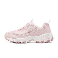 Skechers DLites 1.0 Panda Shoes Thick Sole Height Increasing Fashion Versatile Casual Sports Low Top Dad Shoes Women sneaker Light-Pink 150552-LTPK 37.5