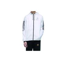 adidas neo M BRND PRD WB hooded Long Sleeves Sports Jacket White Men's GK5869 S