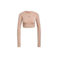 (WMNS) adidas by Stella McCartney TrueStrength Cropped Long Sleeve Asia Sizing 'Pink' Women's HD9060 L