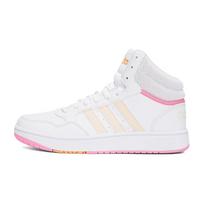 (PS) adidas Hoops Mid 3.0 K 'White Pink' Kids' HP6158 EU 35