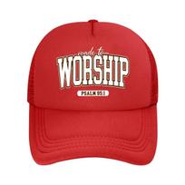 Christian Worship Psalm    Mesh Baseball Cap Hip Hop Adjustable