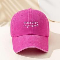 pc Vintage Perfectly Imperfect Washed Baseball Cap Adjustable SnapbackUnisex Outdoor Hat for Unisex  WomenCasual Style Adjustable