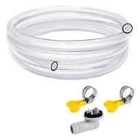 T02C!10Ft Portable Air Conditioner Drain Hose, AC Drain Hose Kit, Drain Hose For Air Conditioner With 3/5 Inch Connector NONE