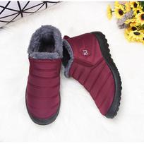 Waterproof Warm Fleece Lined Women's Winter Snow Sneakers Ankle Boots Non-slip Comfortable Insulated Cold Weather Casual Loafer Snow Shoes 36