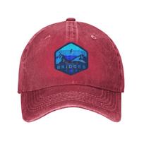 Vintage Bridges Horizon alternate Death Stranding Baseball Cap Unisex Distressed Denim Sun Cap  Outdoor Workouts Soft Hats Cap One Size