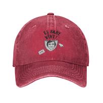 El Fary Vive Unisex Style Baseball Cap  Distressed Denim Washed Caps Hat Retro All Seasons Travel  Adjustable Fit Snapback Cap One Size