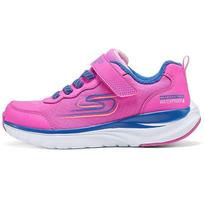 Skechers Kids Casual Comfortable Fleece Lined Non-Slip Wear-Resistant Warm Low-Top Running Shoes Kids sneakers Pink Blue 303462L-PKBL 34