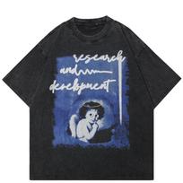 benber vintage Streetwear Lovely Angel Graphic Unisex TShirt S
