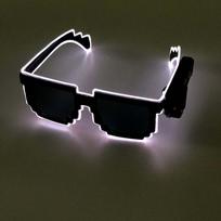 Bar Supplies LED Luminous Glasses Mosaic Glasses Led Light up Glasses Glowing Sunglasses