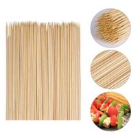 200 Pièces pic brochette Bois Pique a Brochette Bambou Bâton de Bambou Barbecue pour Les Barbecues, Les légumes, Les multico BROCHE