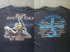 Blue Oyster Cult Shirt Blue Oyster Cult Tour 2 Side Black T-shirt Unisex S-5XL XXL