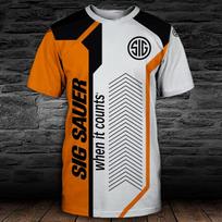 Sale SIG Sauer T-Shirt All Over Printed 3D Tee Best Gift Fans S-5XL XXXXL