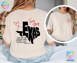 Texas Strong When You Go Through Deep Waters T-shirt size S-5XL XXXL