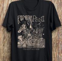 Vintage Rudimentary Peni Death Church 90's T-shirt size S-5XL S