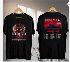 Breaking Benjamin Awaken The Fallen 2025 Tour T-Shirt For Fans L