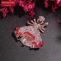 Bo Xin Yun Rhinestone Crystal Fairy Brooch Pin: European & American Style Jewelry Accessory