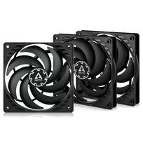 ARCTIC P12 Slim PWM PST (3 Pack) - PC Fan, 120mm Fan, PC Case Fan with PWM Sharing Technology (PST), Pressure Optimized, Silent Motor, Computer Fan,
